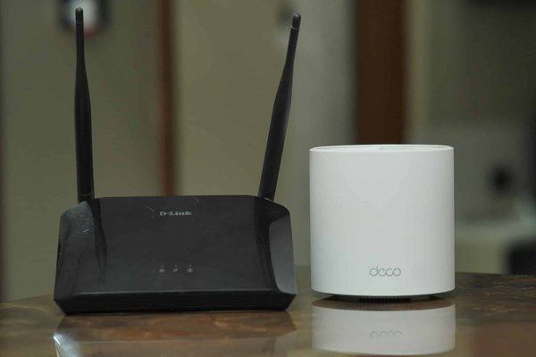 How can you set up a secure home network using a Netgear Nighthawk AX12 router for remote work?
